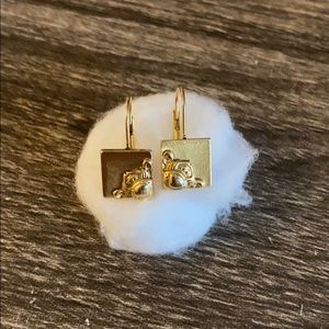 Gold tone Disney tiger earrings